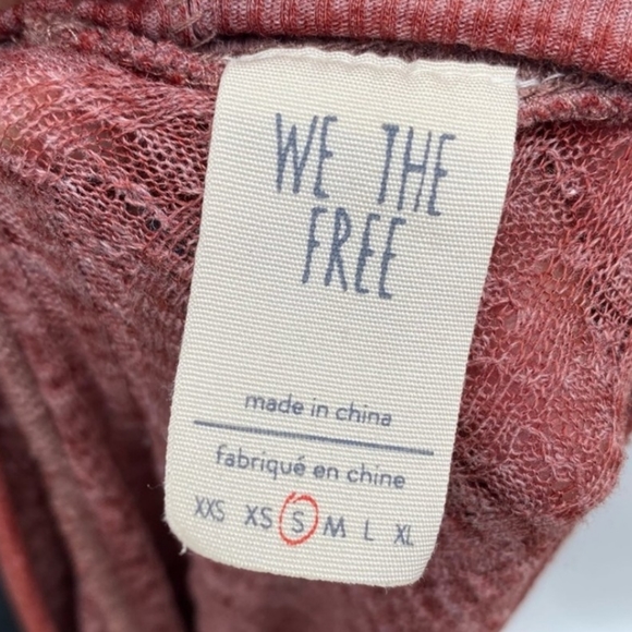 We The Free/ Free People Southside Thermal Shirt Size Small - Picture 9 of 9